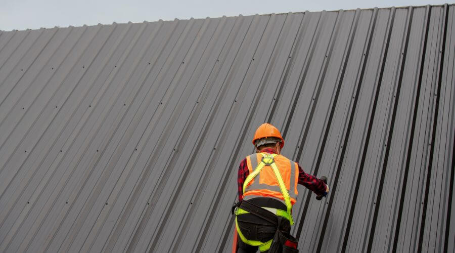 Professional metal roof installation services in Saint Charles, MI